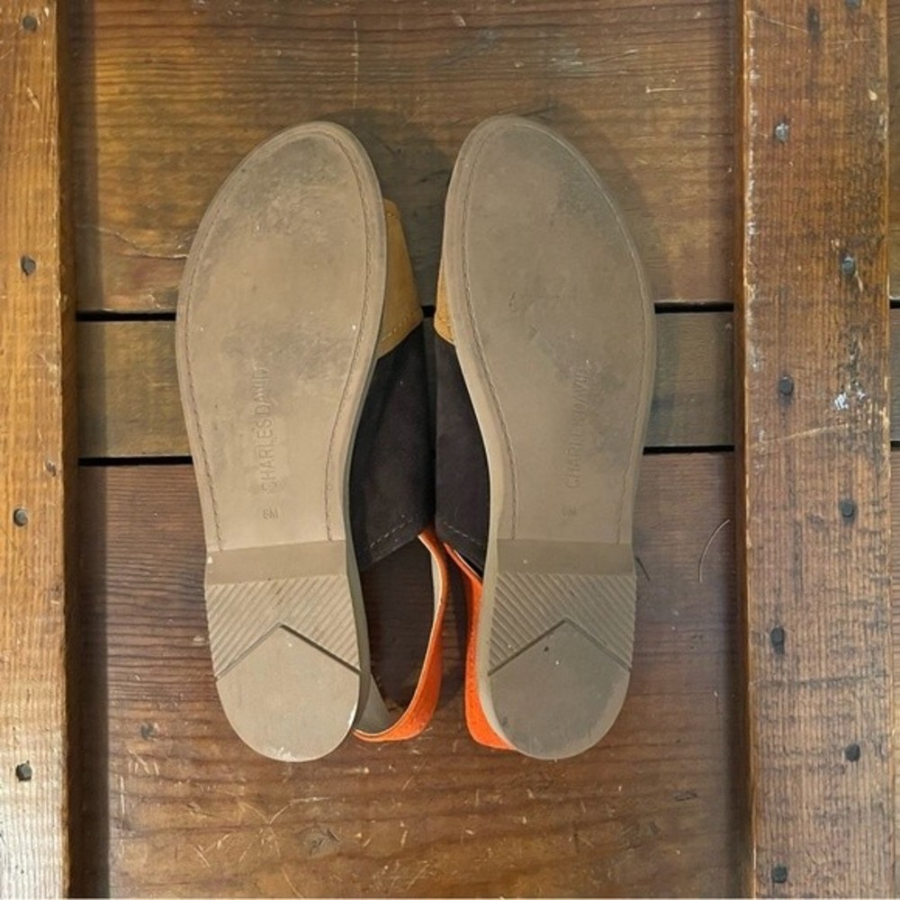 Charles David Color Block Flat Suede Sandals. Wom… - image 6